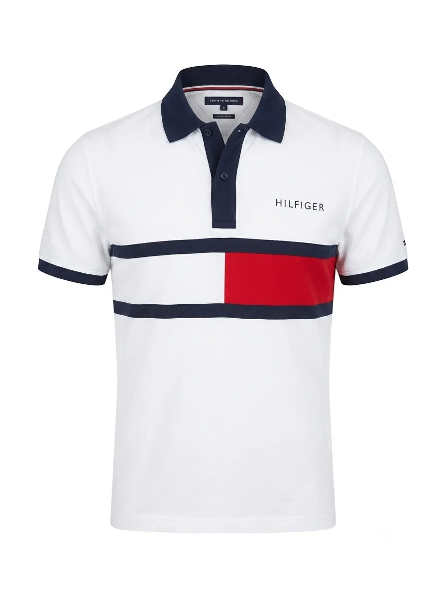 Playera Tommy Hilfiger Golf White
